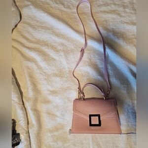Super Cute Light Pink Rubber Material Bag Pocketbook